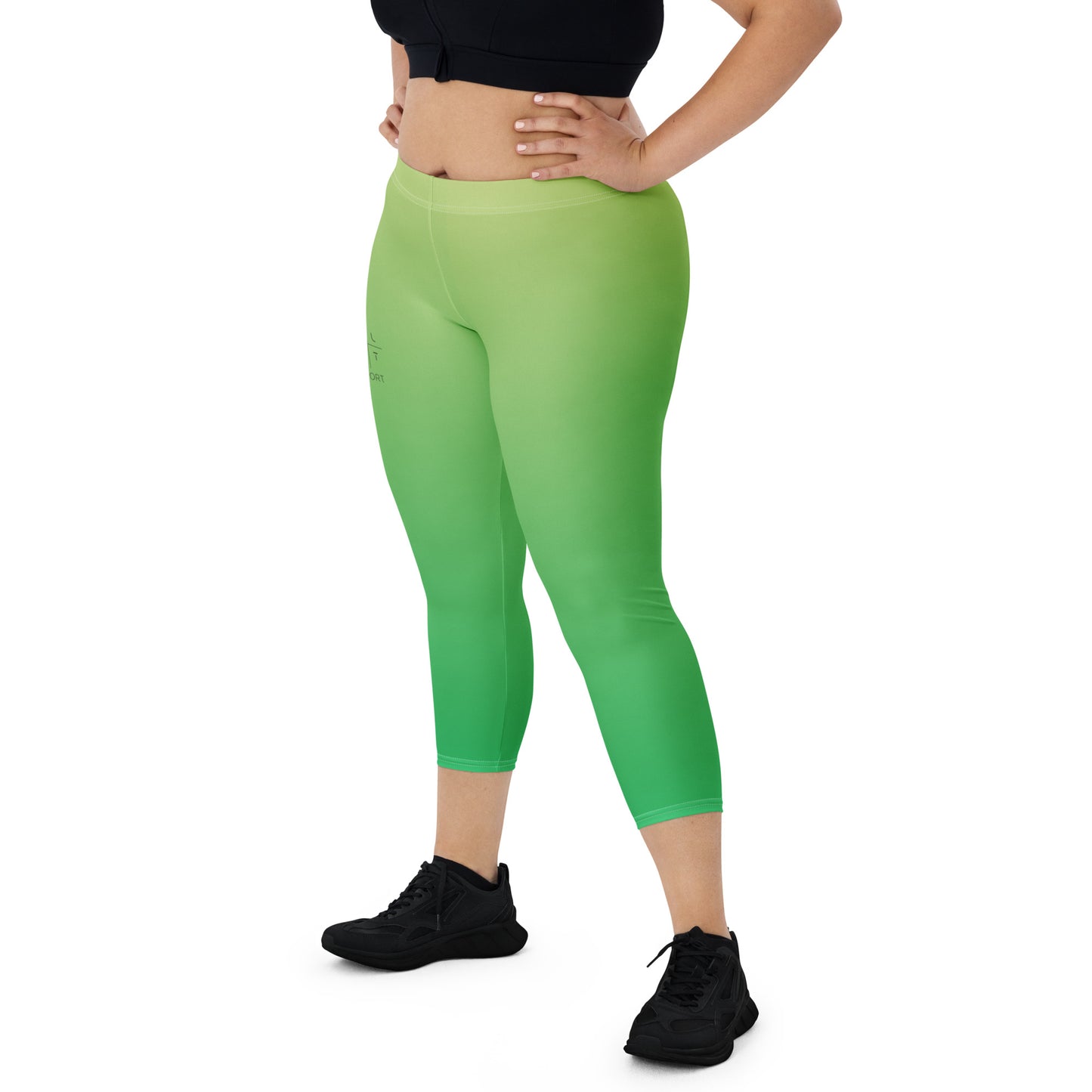 Jungle Hue FLAKOUT Sport Women's Capri Leggings - FLAKOUT