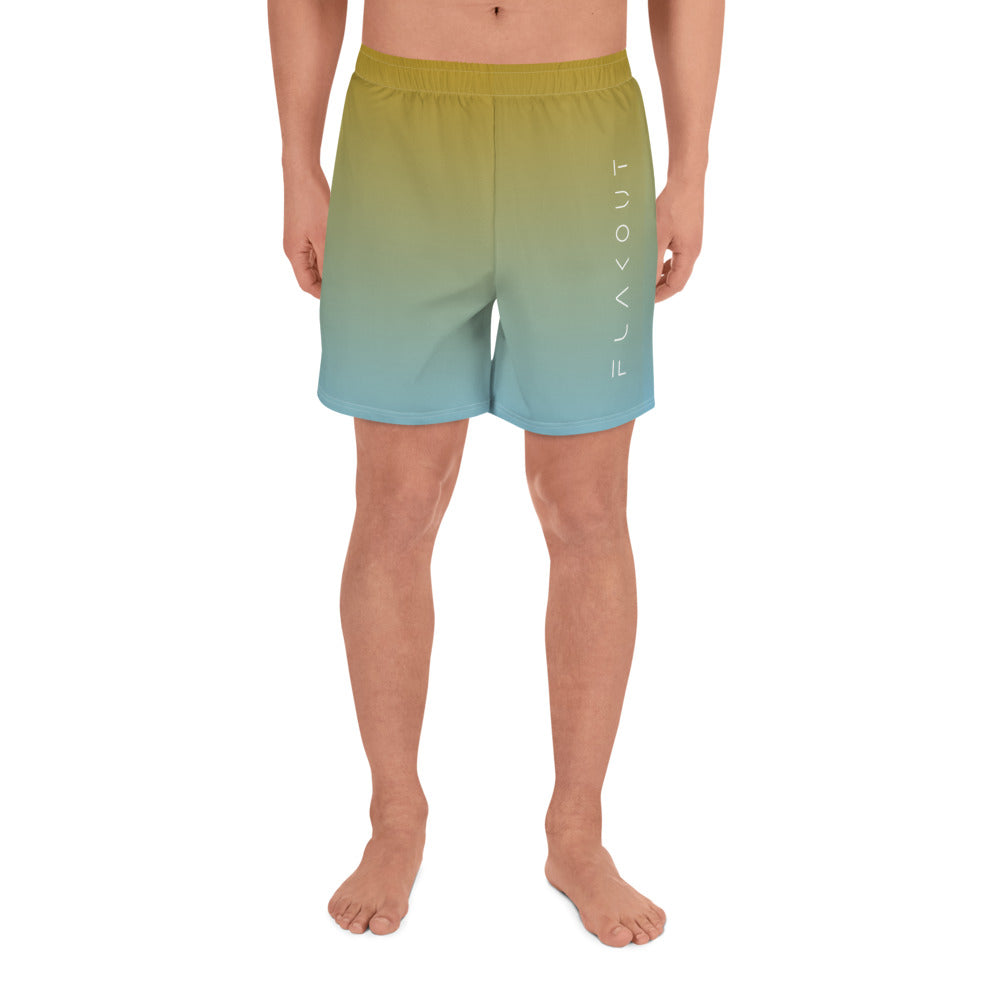 Golden Azure Men's Recycled Shorts - FLAKOUT