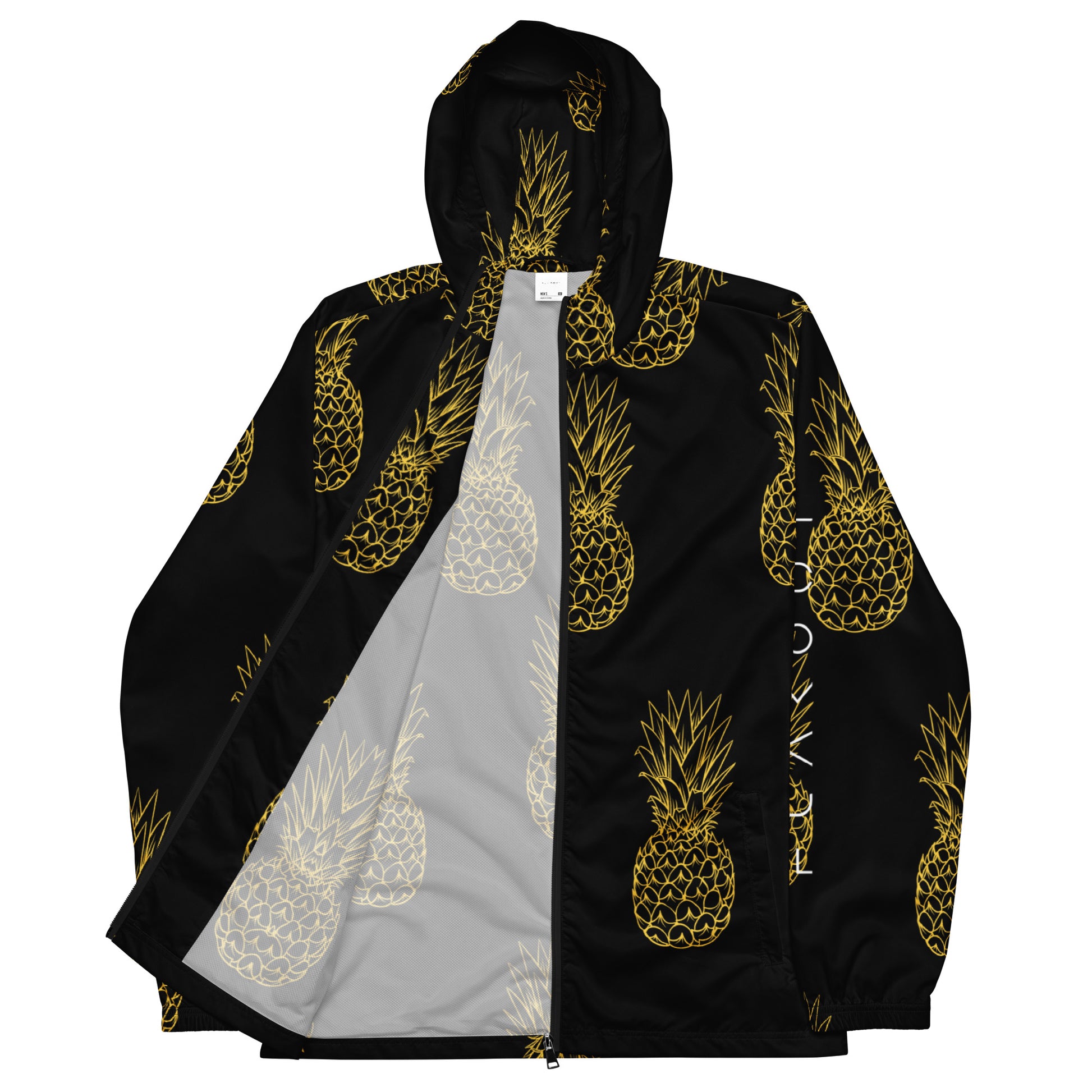 Pineapple Bliss Waterproof Windbreaker - FLAKOUT