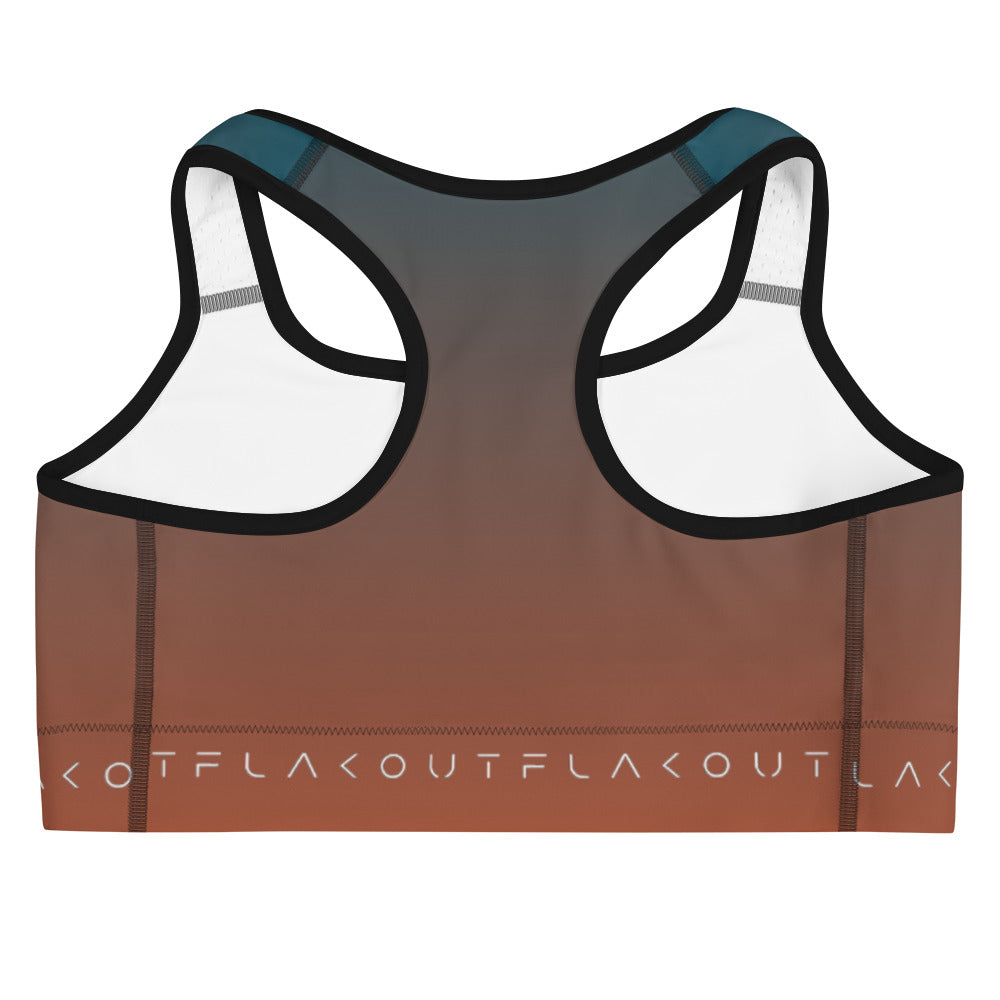 Peachy Indigo Women's Sports Performance Bra - FLAKOUT