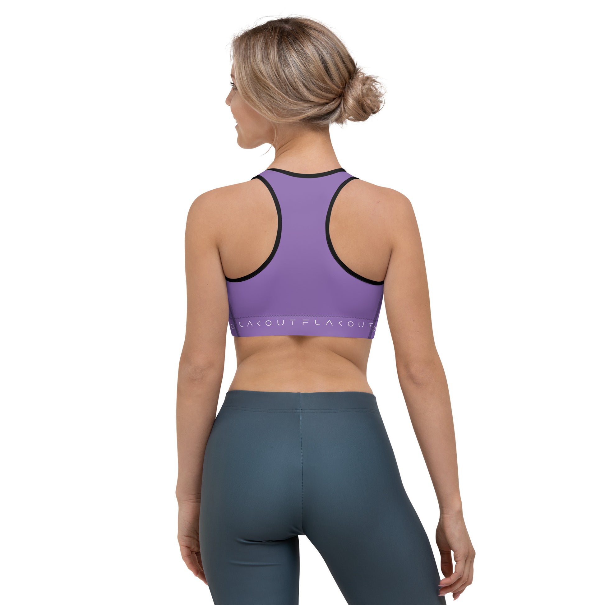 Lavender Ensemble Women's Sports Performance Bra - FLAKOUT