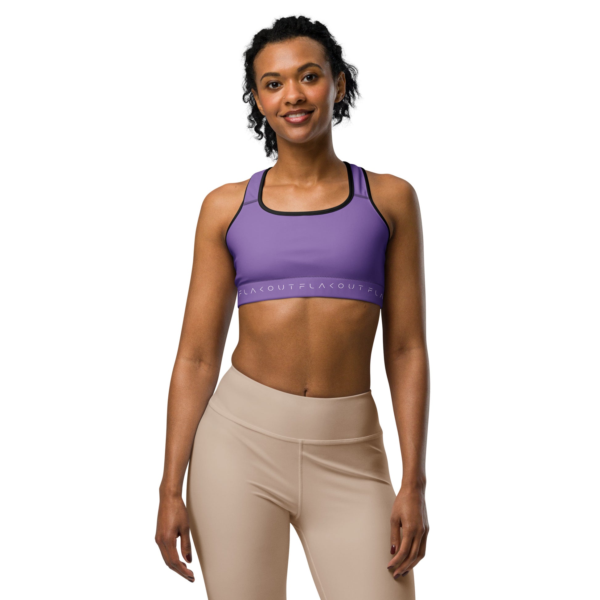 Lavender Ensemble Women's Sports Performance Bra - FLAKOUT