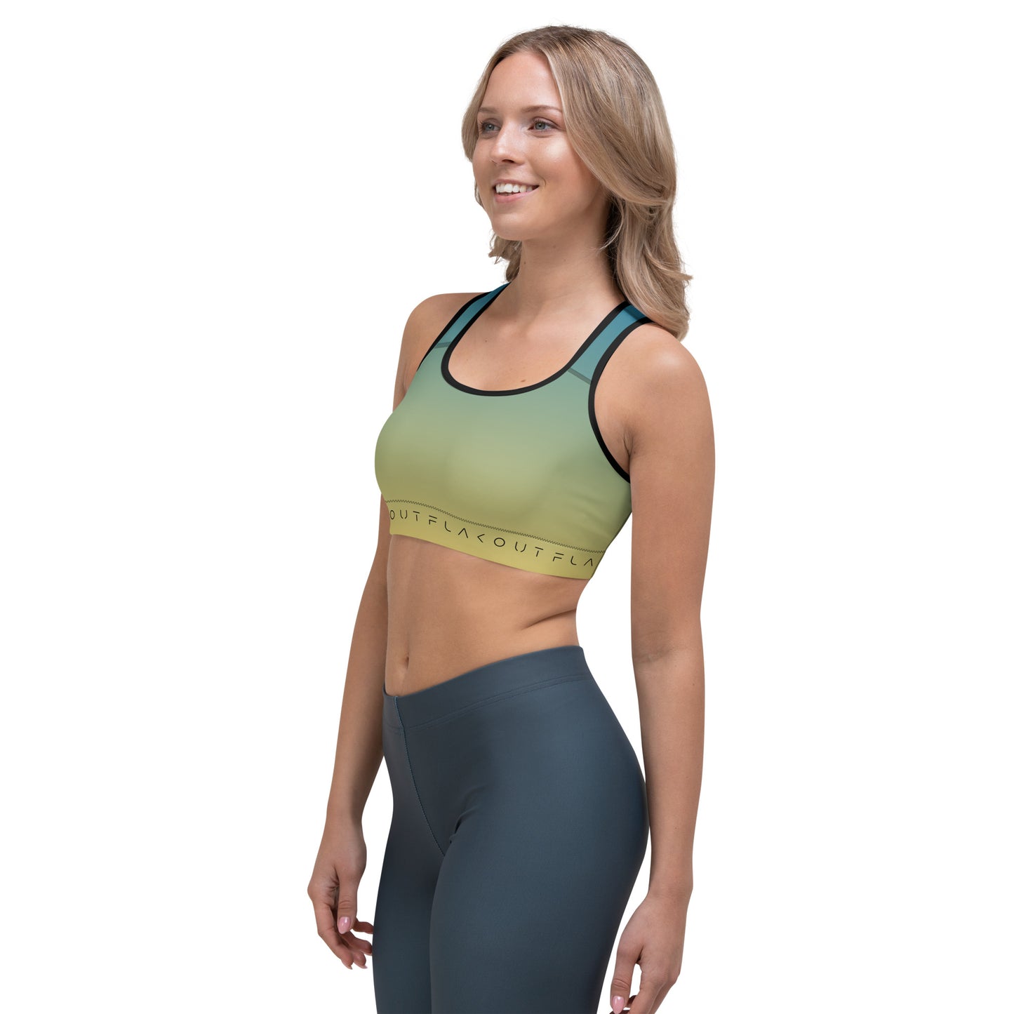 Oceanic Dawn Women's Sports Performance Bra - FLAKOUT