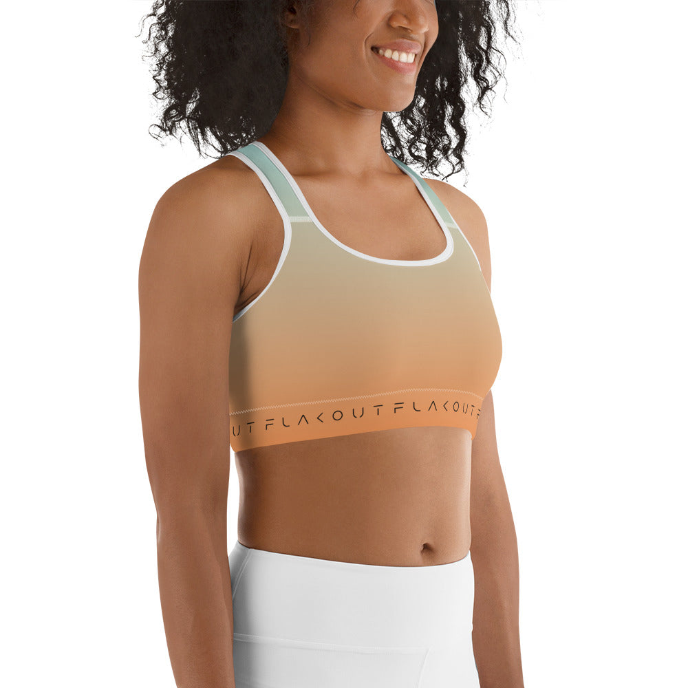 Topaz Sky Women's Sports Performance Bra - FLAKOUT