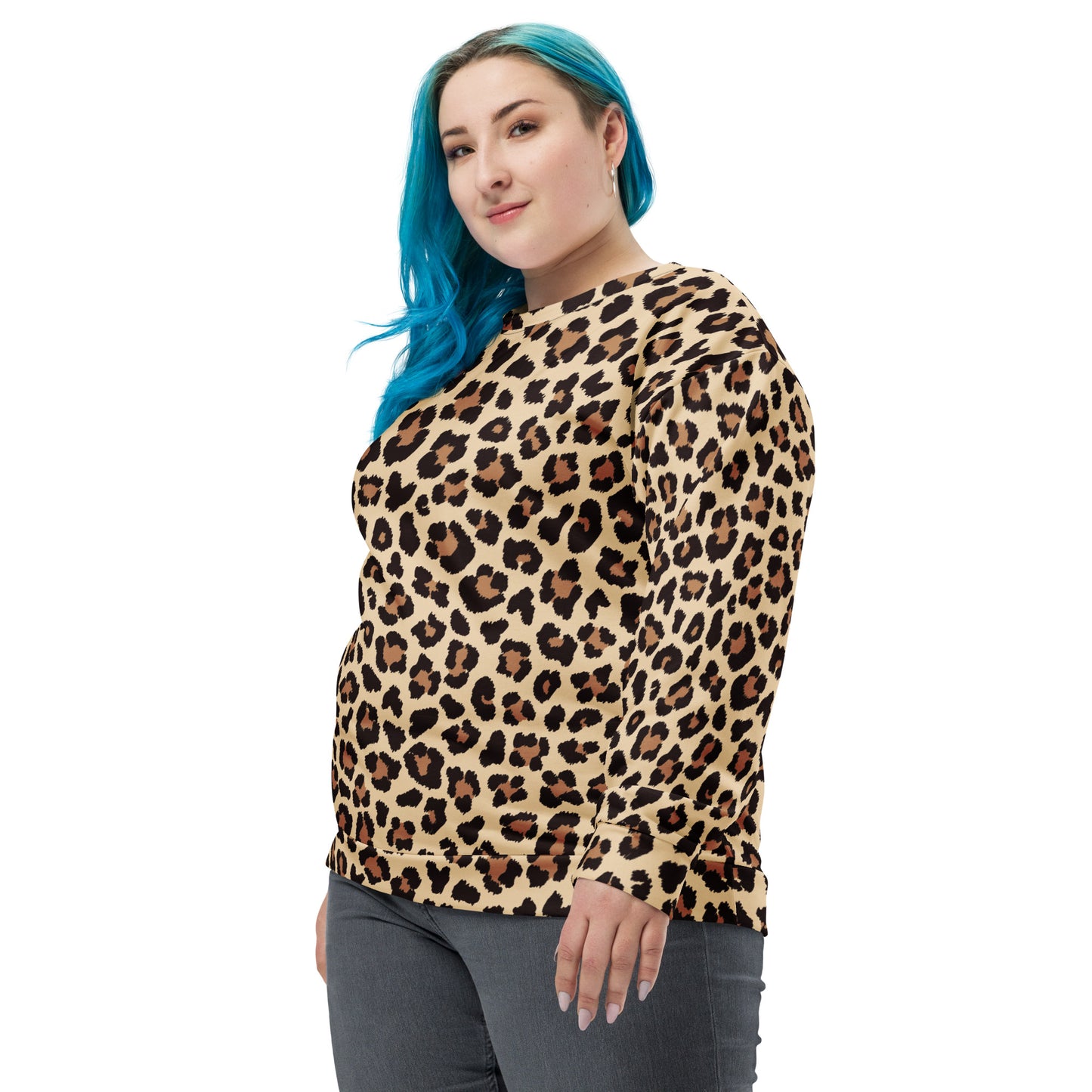 Leopar Chic Feline Women's Sweatshirt - FLAKOUT