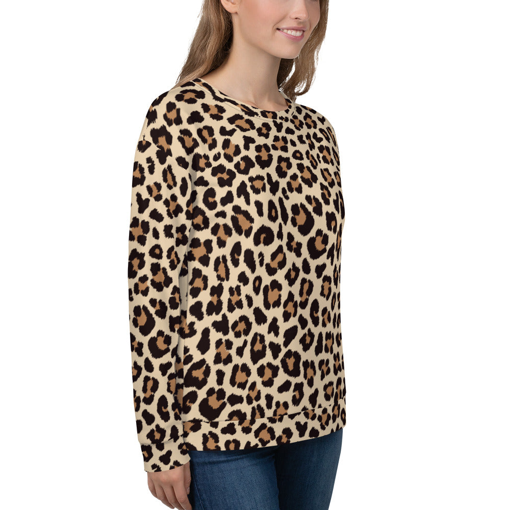 Leopar Chic Feline Women's Sweatshirt - FLAKOUT