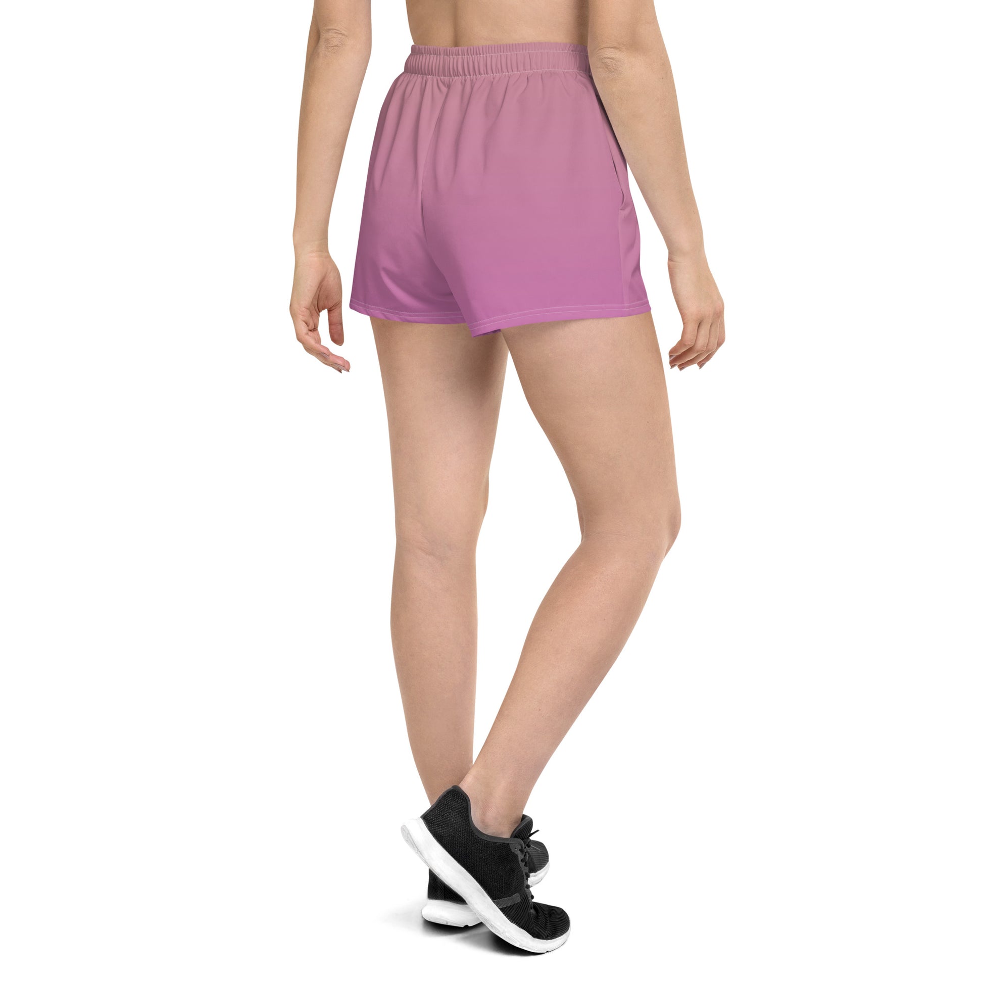 FLAKOUT Sport Rosy Twilight Women’s Recycled Athletic Shorts - FLAKOUT