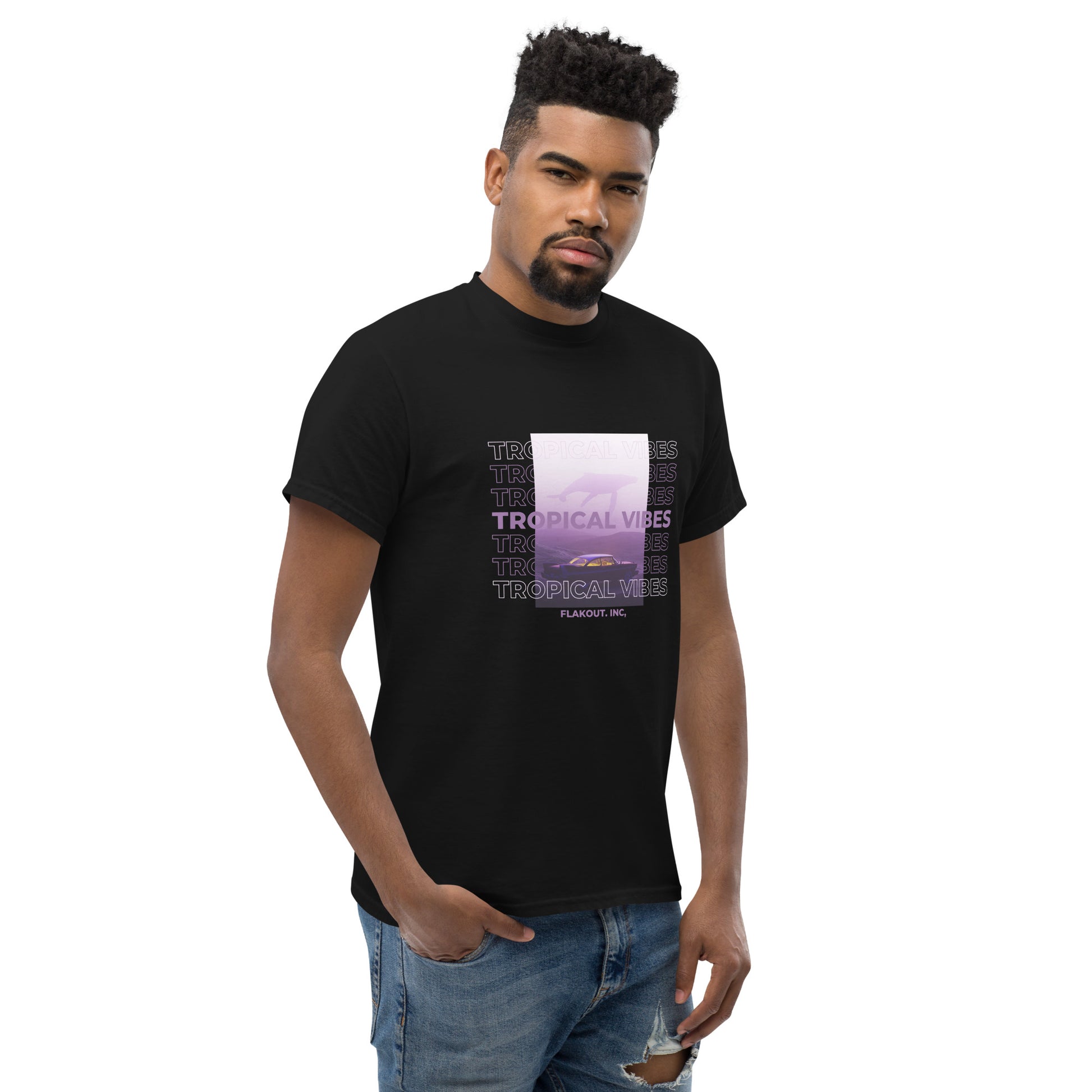 Tropical Vibes Odyssey Men's T-shirt - FLAKOUT