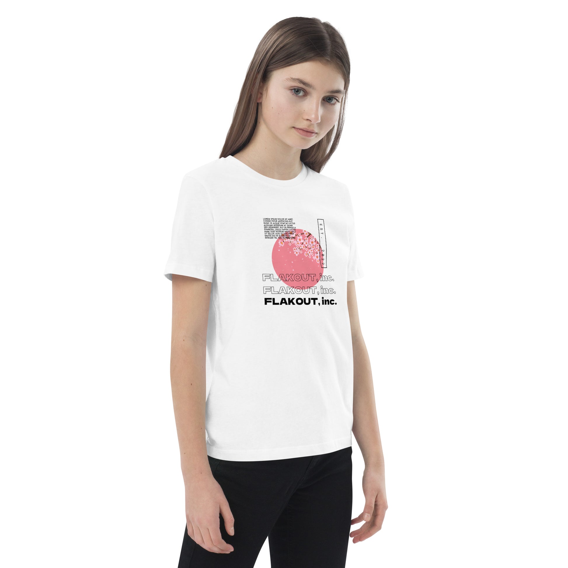 Zen Blossom Kid's T-shirt - FLAKOUT