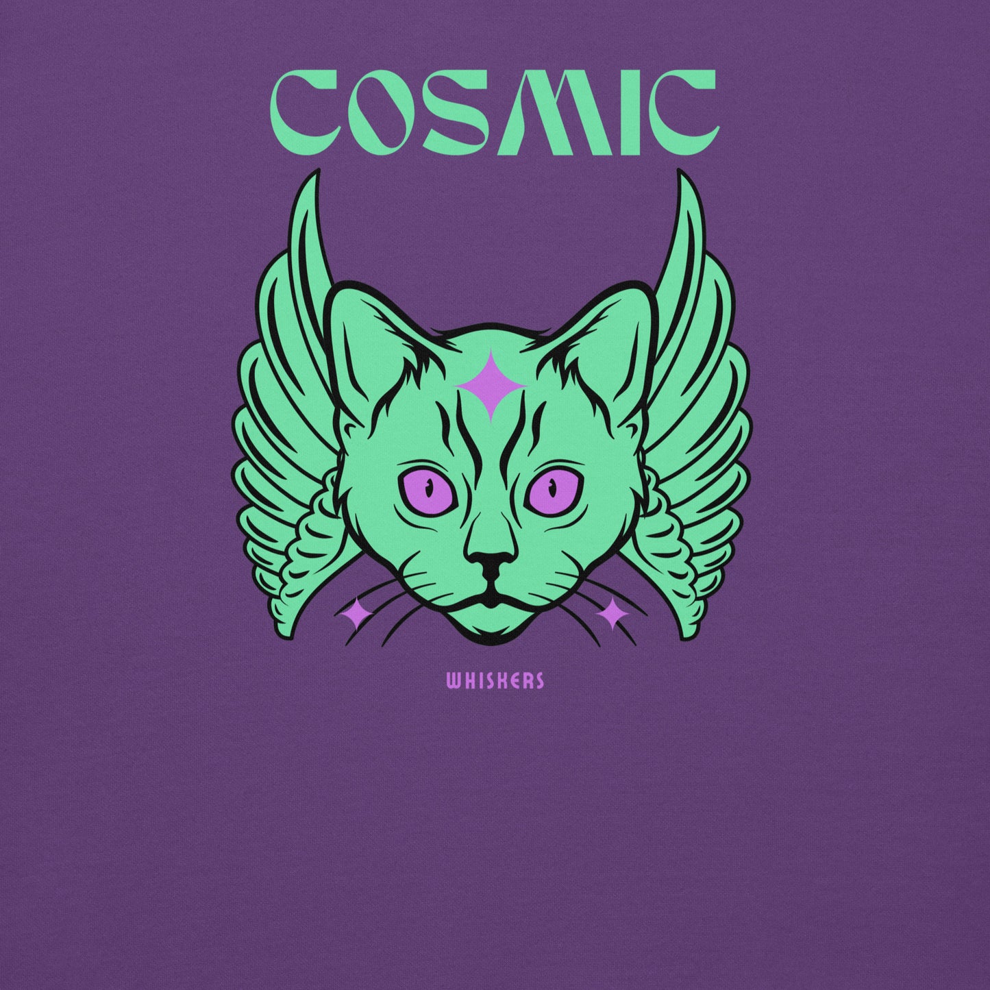 Cosmic Whiskers Unisex Hoodie - FLAKOUT