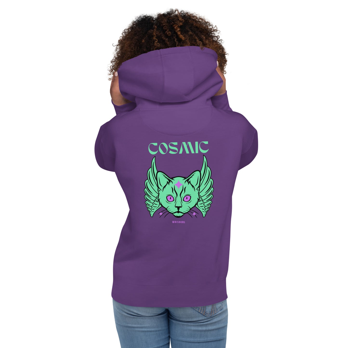 Cosmic Whiskers Unisex Hoodie - FLAKOUT