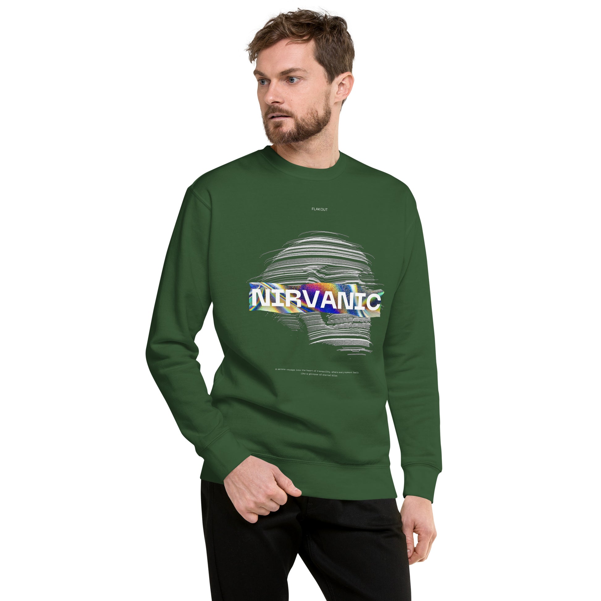 Nirvanic Unisex Fleece Sweatshirt - FLAKOUT