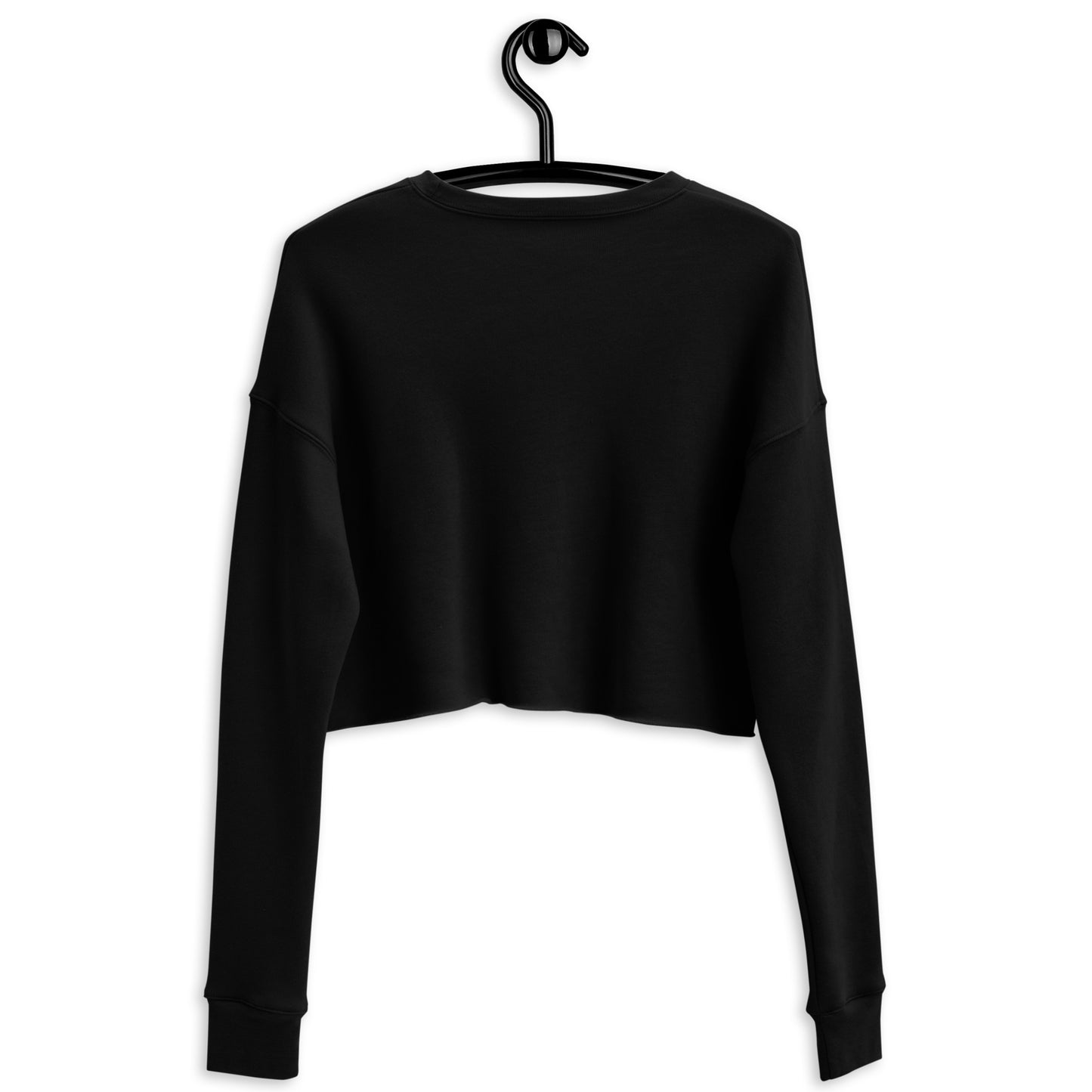 Nebuluxe Brilliance Women's Crop Sweatshirt - Black - FLAKOUT