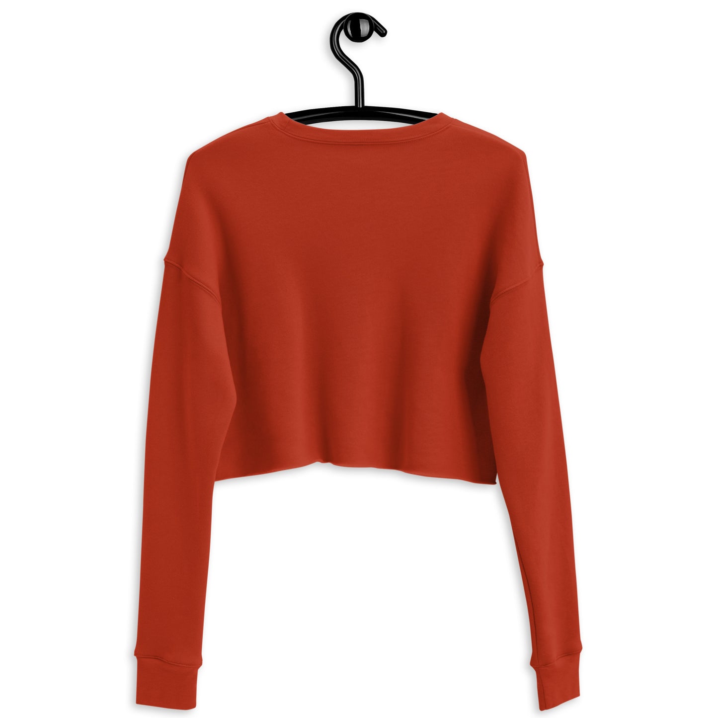 Astronaut Women's Crop Sweatshirt - Brick - FLAKOUT