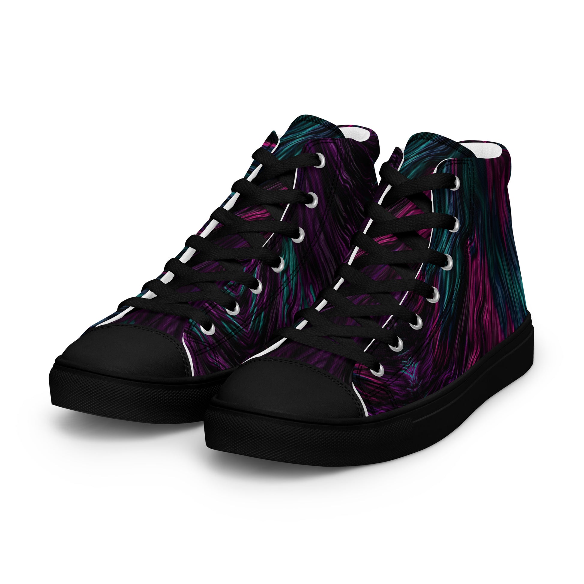 Harmony Fusion Women's High Top Canvas Shoes - FLAKOUT