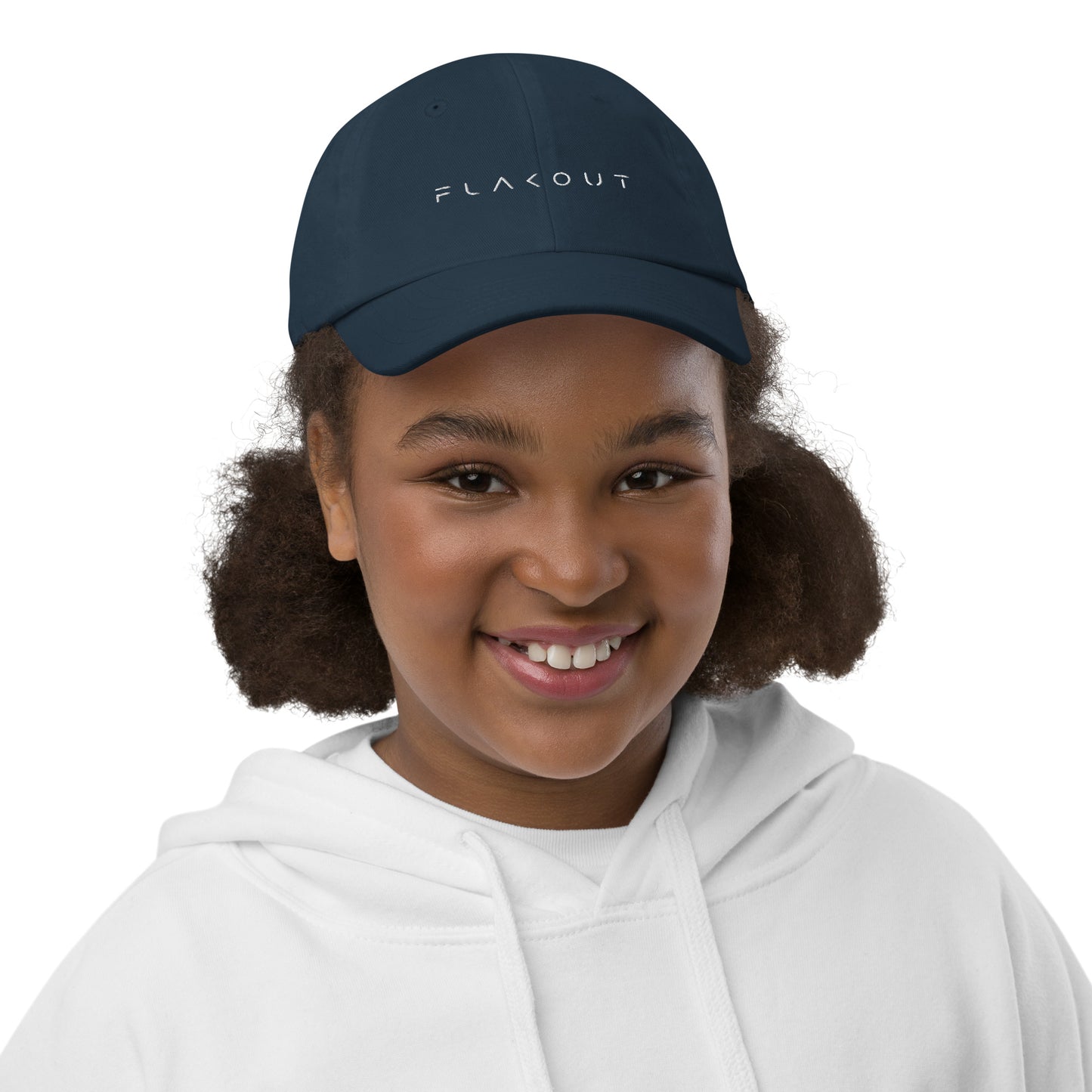 FLAKOUT Logo Embroidered Kid's Baseball Cap