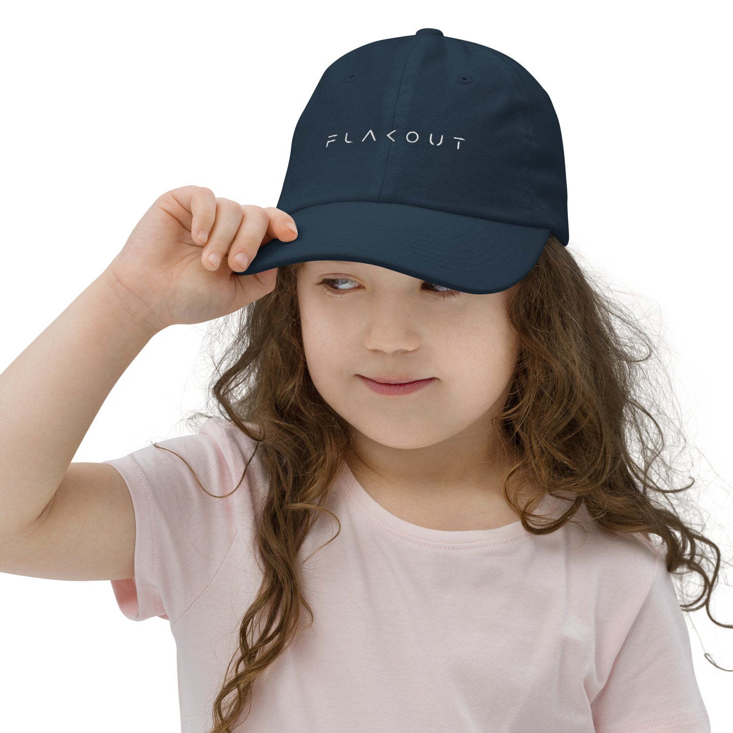 FLAKOUT Logo Embroidered Kid's Baseball Cap