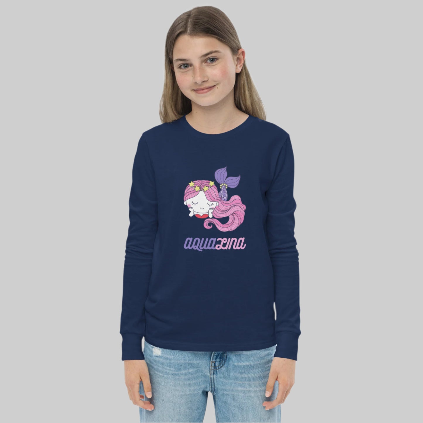 Aqualina Girl's Long Sleeve Tee - FLAKOUT