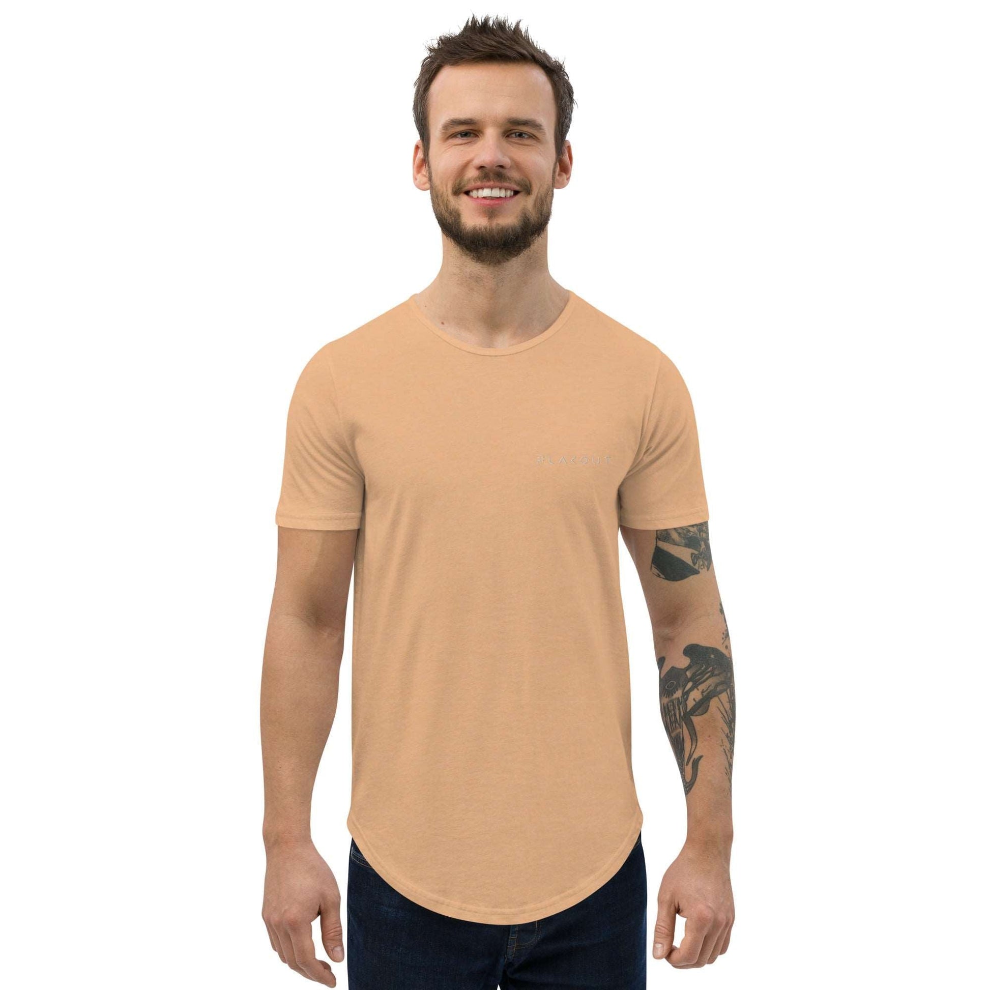 Men's Curved Hem T-Shirt - FLAKOUT