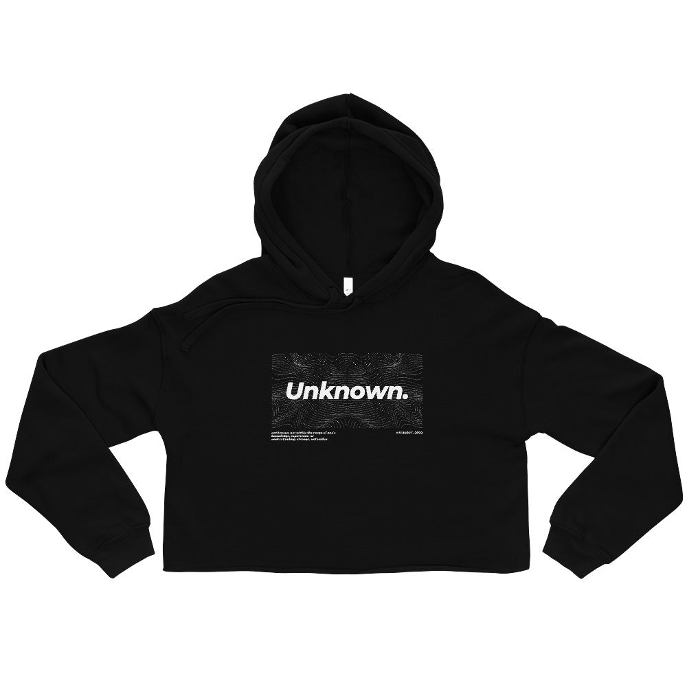 Veil Of The Unknown. Women's Crop Hoodie - FLAKOUT